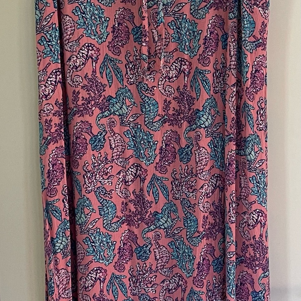 Simply Southern Pink and Blue Maxi Dress